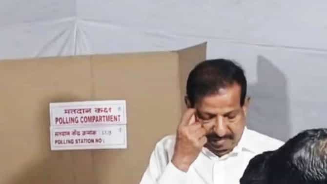 Ganesh Naik: राज्याच्या मंत्र्यालाच मतदार यादीतील घोळाचा मोठा फटका! मोठ्या कसरतीनंतर गणेश नाईकांनी केले मतदान