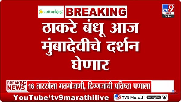 माते, महापालिकेत आमचीच सत्ता येऊ दे… ठाकरे बंधू आज मुंबादेवीच्या चरणी