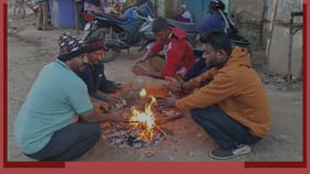 निफाडमध्ये कडाक्याची थंडी, द्राक्ष बागायतदार चिंतेत.