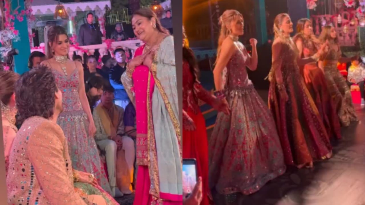 लहान बहिणीच्या लग्नात कृति सेननचा जलवा, लहंग्यामधील लुकने आणि डान्सने वेधलं सर्वांचं लक्ष लहान बहिणीच्या लग्नात कृति सेननचा जलवा, लहंग्यामधील लुकने आणि डान्सने वेधलं सर्वांचं लक्ष