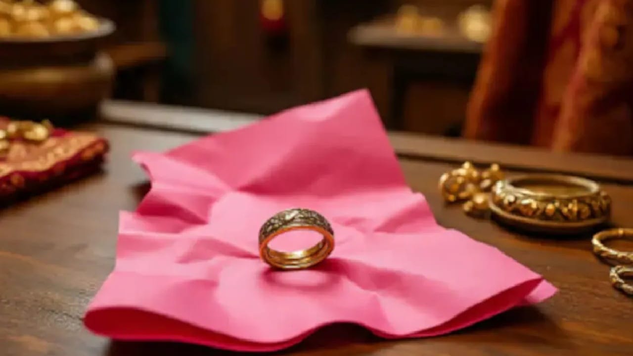 हा गुलाबी कागद फक्त दिसायला सुंदर नसतो तर तो अत्यंत मऊ असतो. त्यामुळे दागिन्यांची ने-आण करताना त्यावर रेगा पडण्याची शक्यता कमी होते.