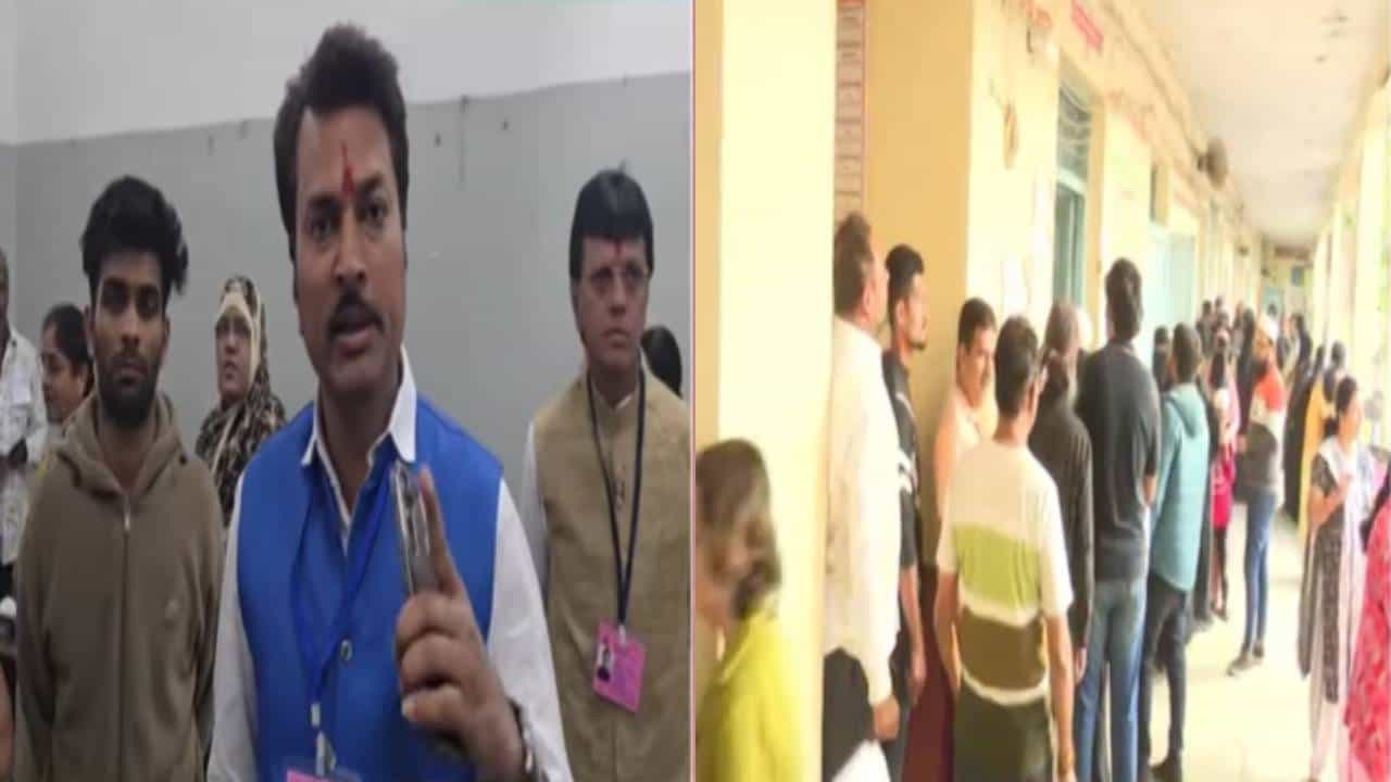 Maharashtra Election 2026 :  मतदान सुरू होताच ऐनवेळी EVM पडले बंद, पुण्यात मतदान केंद्रावर चाललंय काय?