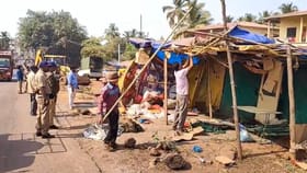 अतिक्रमण विरोधात नगर परिषदेची धडक मोहीम.