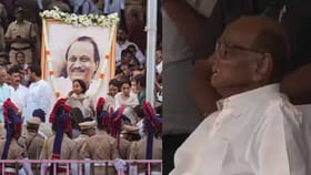 अजित पवारांच्या अंत्यसंस्कारापूर्वी शरद पवारांचे मन सुन्न करणारे फोटो.