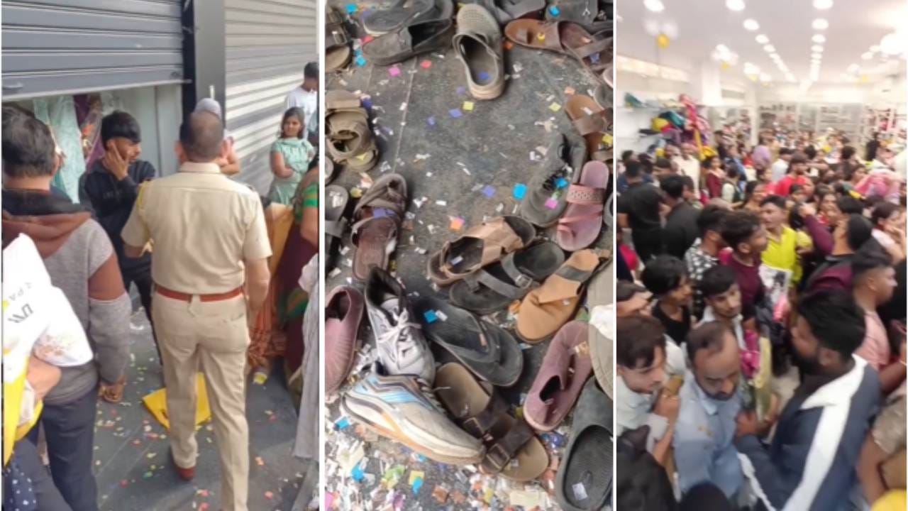 छत्रपती संभाजीनगरमध्ये मकरसंक्रांतीनिमित्त साड्यांवरील मोठ्या सवलतीची ऑफर चर्चेचा विषय ठरली आहे. पाच हजार रुपयांची साडी अवघ्या १९९ रुपयांत मिळणार असल्याचा दावा करणारी रील सोशल मीडियावर व्हायरल होताच संबंधित दुकानाबाहेर महिलांची प्रचंड गर्दी झाली. 