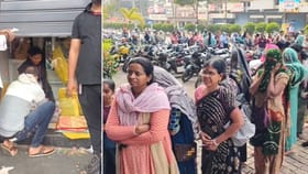 5000 हजाराची साडी 199 रुपयात! पोरं सोडून बायका पळाल्या... कुणी बेशुद्ध.