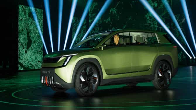 Skoda च्या नव्या इलेक्ट्रिक 7-सीटर फ्लॅगशिपचे नाव कन्फर्म, जाणून घ्या