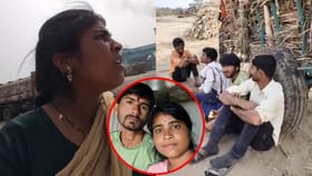 उसाच्या ट्रॅक्टरखाली बसून फळ खाल्लं, बायकोने झलक दाखवली, ती पाठमोरी वळ.