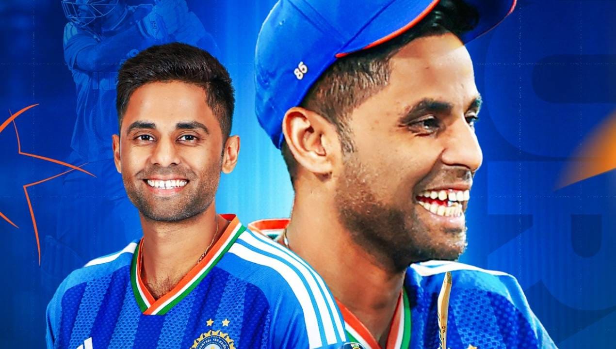 बाबर आझमने 100 टी20 आंतरराष्ट्रीय सामने खेळण्यासाठी 2410 दिवस घेतले होते. तर सूर्यकुमार यादवने हा टप्पा फक्त 174 दिवसात पूर्ण केला. म्हणजेच बाबरपेक्षा 636 दिवस कमी घेतले. (Photo- BCCI Twitter)