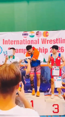 थायलंडच्या कुस्ती स्पर्धेत भारताचा दबदबा....