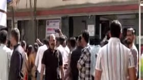 दोन्ही शिवसेना आमने-सामने, शिंदे आणि ठाकरेंचे कार्यकर्ते आपसात भिडले.