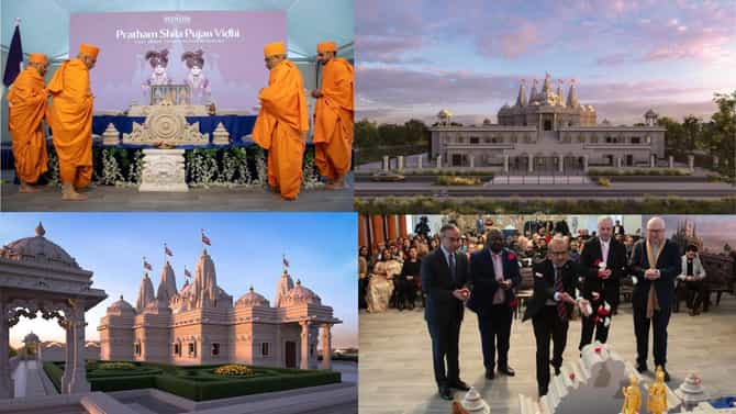 फ्रान्समधील हिंदू मंदिरासाठी डायरेक्ट भारतातून दगड; जगाचे लक्ष मंदिराकडे वेधले