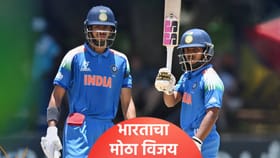 भारताची सेमीफानलच्या दिशेने कूच, झिम्बाब्वेला 204 धावांनी नमवलं.