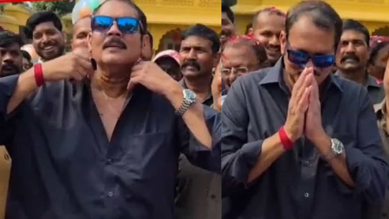 गॉगल लावत, कॉलर उडवली अन् उदयनराजे गाण्यावर थिरकले | VIDEO