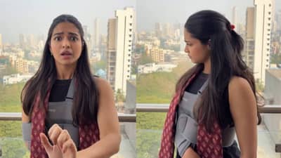 मालिकेच्या शूटिंगदरम्यान वल्लरी विराजचा अपघात; खांद्याला दुखापत