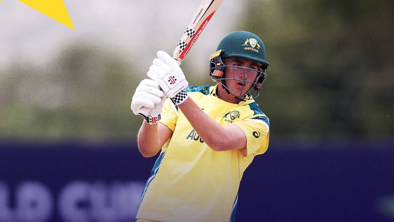 विल  मलाझुकने फक्त 23 चेंडूत अर्धशतक पूर्ण केले. त्यानंतरही मलाझुकची फलंदाजीची आक्रमकता कायम राहिली. त्याने 14व्या षटकात फक्त 51 चेंडूत शतक ठोकून इतिहास रचला. (Photo- ICC X)