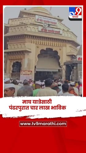 माघ यात्रेसाठी पंढरपुरात चार लाख भाविक, विठ्ठल रुक्मिणी दर्शनासाठी भाविकांची रीघ.