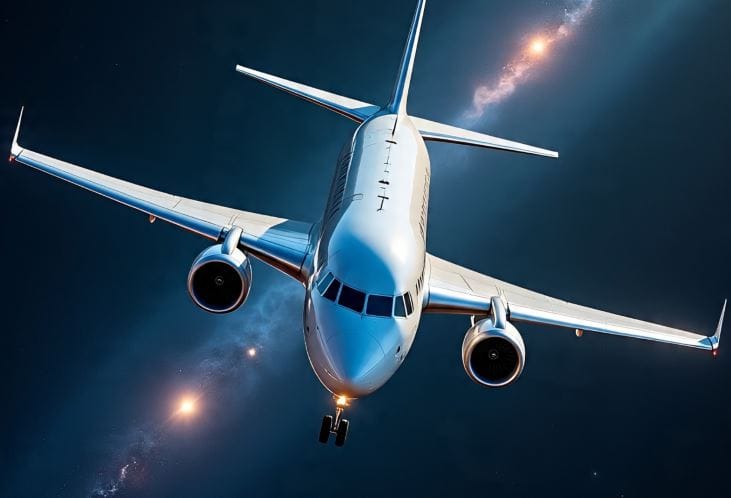 विमान जेव्हा हजारो फुट उंचीवरून धावते तेव्हा सूर्याची किरणं थेट विमानावर पडतात. जास्त उष्णतेमुळे विमानाच्या बाहेरचा भाग गरम होतो. पांढरा रंग हा सूर्याची किरणे परावर्तित करतो. त्यामुळेच विमानाला पांढरा रंग दिला जातो. यामुळे विमान जास्त गरम होत नाही. (सांकेतिक फोटो, फोटो सौजन्य- मेटा एआय)