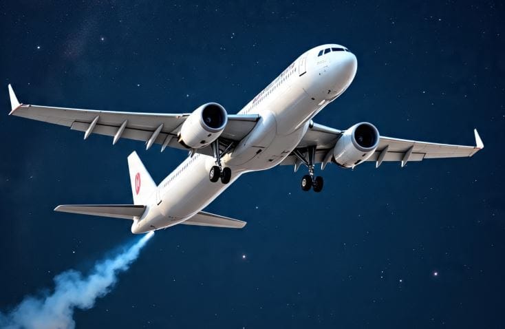 पांढऱ्या रंगामुळे विमान गरम होत नाही. विमानाचे तापमान संतुलित राहते. पांढऱ्या रंगात केमिकल आणि पिगमेंट कमी असतात. त्यामुळे रंगामुळे विमानाचे वजन वाढत नाही. विमानाला इतर गडद रंग दिले तर त्याचे वजन हे सात ते आठ प्रवाशांएवढे होते. त्यामुळेच हे वजन कमी व्हावे यासाठी विमानांना पांढरा रंग दिला जातो. (सांकेतिक फोटो, फोटो सौजन्य- मेटा एआय)