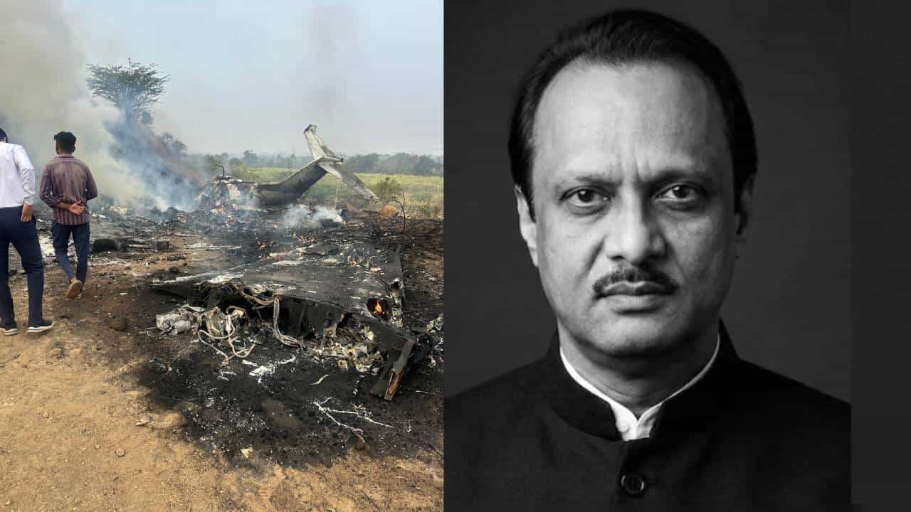 Ajit Pawar Plane video : आगीच्या ज्वाळा, धुराचे लोट आणि.. क्षणात सगळं संपलं ! अजित पवार यांचा मृत्यू, विमान अपघाताचा पहिला व्हिडीओ समोर
