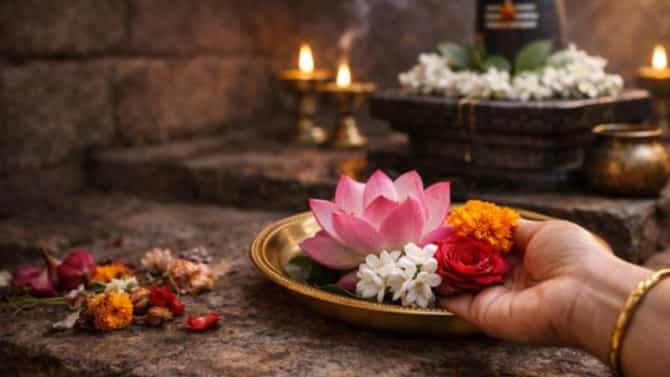 देव पूजा करताना कोणत्या रंगाचे फूल अपर्ण केल्यास मिळेल फळ?