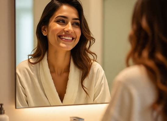 अनेकजण बाथरुममध्ये महागडे आरसे लावातात. काही लोकांच्या आरशांची किंमत तर कित्येक हजार रुपये असते. परंतु आरशाच्या बाबतीत वास्तूशास्त्राचा नियम पाळला नाही तर आपला मोठा तोटा होऊ शकतो. अनेकजण वास्तूशास्त्राचे नियम पाळत नाहीत. परिणामी त्यांच्या घरात अशांती नांदते. सोबतच आर्थिक नुकसानही होते. त्यामुळे वास्तूशास्त्रात बाथरुममध्ये आरसा लावण्यासंंबंधीचे नियम काय आहेत, ते जाणून घेऊ या.... (सांकेतिक फोटो, फोटो सौजन्य- मेटा एआय)