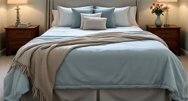 घराची निर्मिती करताना अनेकजण वास्तूशास्त्राचे नियम लक्षात गेतात. वास्तूशास्त्राच्या नियमानुसारच अनेकजण आपल्या बेडरुमचीही रचना करतात. वास्तूशास्त्रात बेडरुमच्या भिंतींना कोणता रंग असावा, बेड कुठे असावा याबाबत सविस्तर सांगितलेले आहे. (सांकेतिक फोटो, फोटो सौजन्य- मेटा एआय)