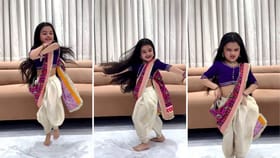 Viral Video: मराठी गाण्यावर चिमुकलीचे भन्नाट नृत्य व्हायरल.