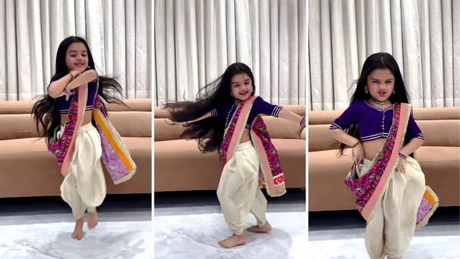 Viral Video: मराठी गाण्यावर चिमुकलीचे भन्नाट नृत्य व्हायरल