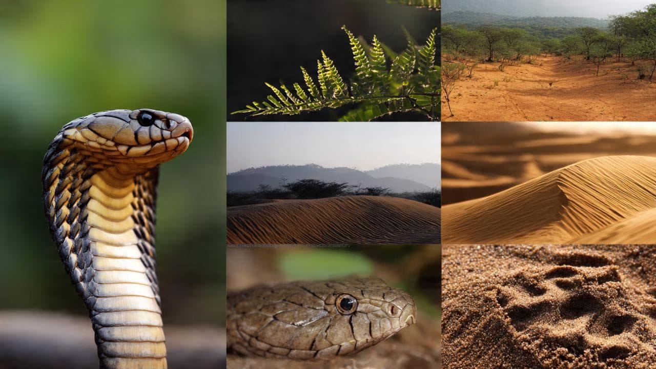  राजस्थान : राजस्थानच्या विशाल थार वाळवंटात आणि शुष्क क्षेत्रात सांपाचे अनेक नैसर्गिक निवास स्थाने आहे. येथे सॉ-स्केल्ड वायपर, रसेल वायपर आणि इंडियन कोब्रा सारख्या भारतातील सर्वात विषारी सापांच्या जाती आढळता. अत्यंत उष्णता आणि कमी पाणी तरीही साप या प्रतिकूल वातावरणा तग धरुन जगतात. 