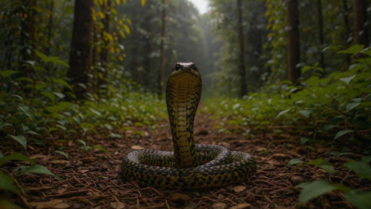 3 - कर्नाटक - कर्नाटकातील अगुम्बे क्षेत्र भारताची कोब्रा राजधानी म्हणून ओळखले जाते. येथे भारतीय क्रोबा ही प्रजाती जास्त आढळते. अगुम्बे केवळ सांपासाठी नव्हे कर अन्य सरपटणाऱ्या जीव आणि वन्यजीव संशोधकांची आकर्षणाचे केंद्र आहे.पश्चिम घाटाचा भाग असल्याने विविध विषारी आणि बिनविषारी सांपांच्या प्रजाती आढळतात.