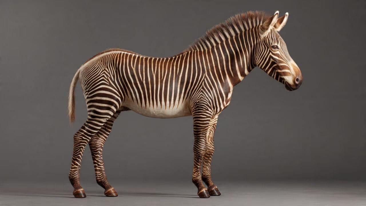 १- झोर्स (Zorse) एक हाइब्रिड एक हायब्रिड प्राणी असून  तो नर झेब्रा आणि मादी घोडीपासून प्रजननाने जन्माला येते. या झेब्रोस, झेब्रुला वा सर्वसामान्य भाषेत झेब्रा खेच्चर देखील म्हटले जाते. यात घोडा आणि झेब्रा या दोन्हीचे गुण असले तरी गुणसूत्रांच्या (Chromosomes) विसंगतीमुळे झोर्स सर्वसामान्यपणे वंध्यत्व (Infertile) असते. त्यामुळे मादी झोर्सला जीवनभर पिल्ले होत नाहीत. 