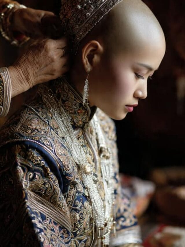 एक विवाह असाही, लग्नासाठी येथे वधूचे टक्कल करतात...