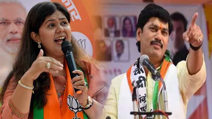 Pankaja Munde : मी धनुभाऊंना परळी देऊन टाकली, पंकजा मुंडेंच्या विधानानं चर्चेला उधाण; असं का म्हणाल्या? Pankaja Munde : मी धनुभाऊंना परळी देऊन टाकली, पंकजा मुंडेंच्या विधानानं चर्चेला उधाण; असं का म्हणाल्या?