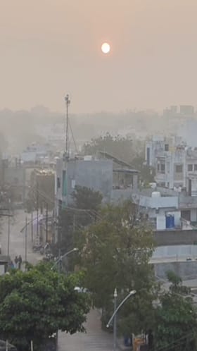 धुळ्यात धुक्याची चादर, गारठा वाढला, रब्बी पिके धोक्यात आल्याने शेतकरी चिंतेत.