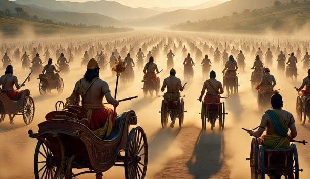 महाभारतासारख्या विनाशकारी युद्धामध्ये शेवटी एकूण 18 जण जिवंत राहिले होते, असे सांगितले जाते. महाभारत घडवून आणण्यामागचे एकूण सूत्रधारदेखील 18 होते, असे म्हटले जाते. त्यामुळेच महाभारत आणि 18 या अंकाचा विशेष संबंध आहे, असे म्हटले जाते. (सांकेतिक फोटो, फोटो सौजन्य- मेटा आय)