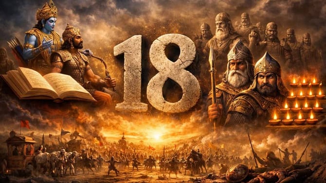 महाभारत आणि 18 या अंकाचा गुढ संबंध, चार गोष्टी वाचून चकितच व्हाल!