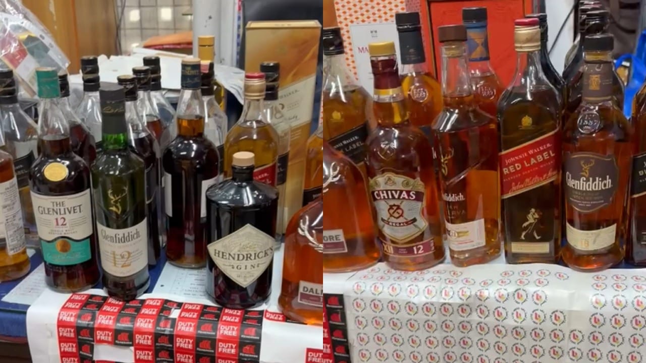 त्याच्याकडे केलेल्या चौकशीनंतर देवनार कॉलनी परिसरात विविध ठिकाणी छापे टाकण्यात आले. या छाप्यात बनावट स्कॉच, भारतीय बनावटीचे विदेशी मद्य, विविध नामांकित स्कॉच ब्रँडची बनावट बुचे, स्टिकर्स, रिकाम्या बाटल्या आणि बाटल्या सीलबंद करण्यासाठी वापरली जाणारी हिटगन असे साहित्य जप्त करण्यात आले.