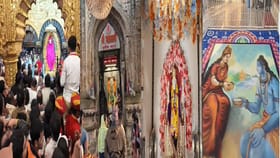 नववर्षाच्या पहिल्याच दिवशी मंदिरांमध्ये झुकले हजारो माथे... पाहा Photo.