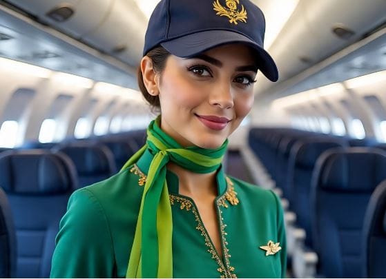 2016 साली पुन्हा या एअरलाईनच्या एअर होस्टेसच्या ड्रेसमध्ये बदल करण्यात आला. यावेळी ड्रेस कोडसाठी मरून रंगाची निवड करण्यात आली होती. एअर होस्टेसना परिधान करण्यासाठी एका जॅकेटचा समावेश करण्यात आला. तसेच हेड स्कार्फचाही समावेश केला गेला. (सांकेतिक फोटो, फोटो सौजन्य- मेटा एआय)