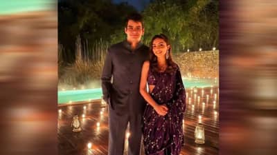 Priyanka Gandhi Son Engagement : प्रियांका गांधींच्या मुलाचा थाटात साखरपुडा, रेहान-अवीवाचा पहिला फोटो समोर