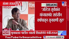 संजय राऊतांचा न्यायमूर्ती सूर्यकांत यांच्यावर खटल्यात दिरंगाईचा आरोप.