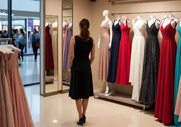 आपण कपडे खरेदी करण्यासाठी अनेकदा एखाद्या मोट्या दुकानात किंवा मॉलमध्ये जातो. कपडे खरेदी केल्यानंतर ते व्यवस्थित आले आहेत की नाही हे तपासण्यासाठी ते आपण घालूनही पाहतो. कपडे ट्राय करण्यासाठी आपण सर्सास ट्रायल रुमचा वापर करतो. (सांकेतिक फोटो, फोटो सौजन्य- मेटा एआय)