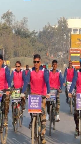 येवला ते गाणगापूर सायकल यात्रेद्वारे जनजागृतीचा संदेश.