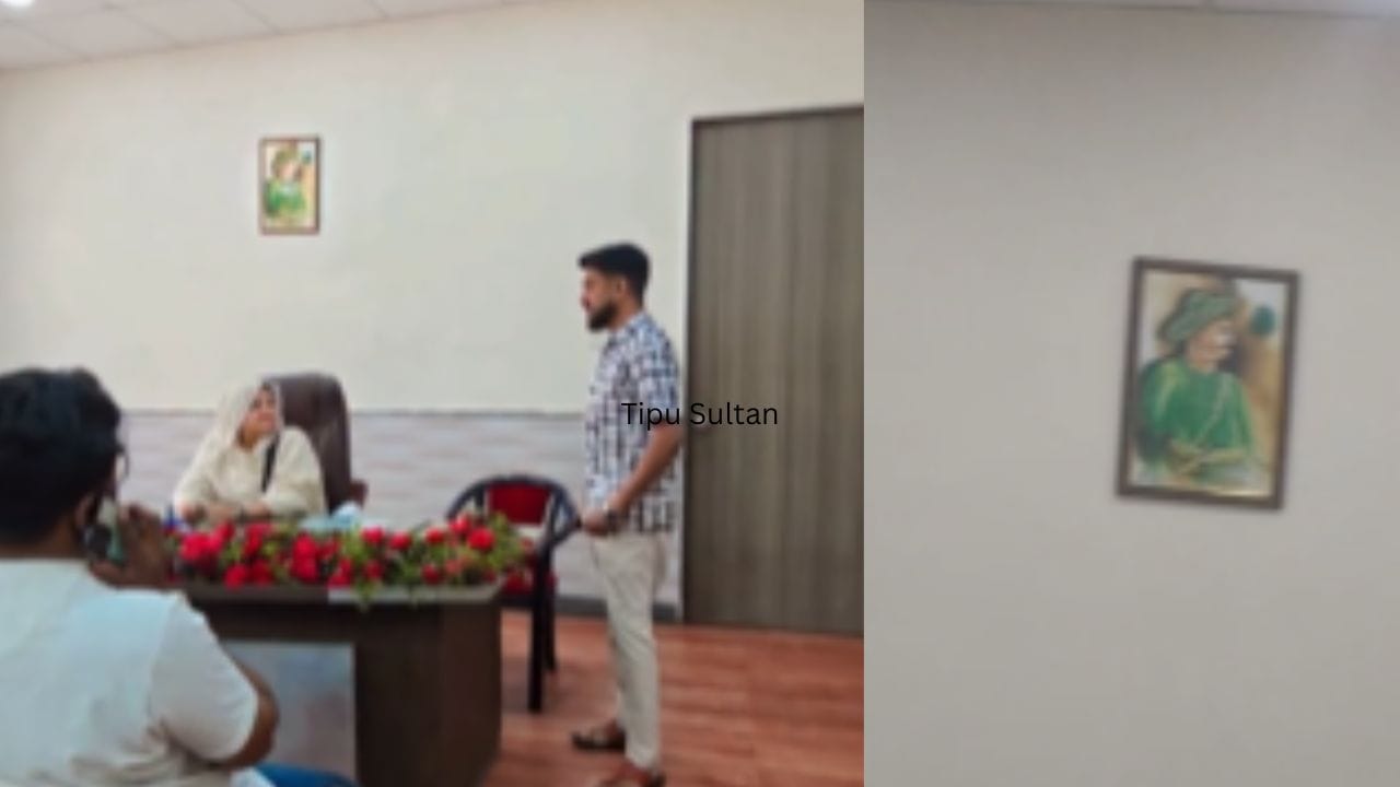 शान -ए हिंद  निहाल अहमद यांनी उपमहापौरपदाचा कार्यभार स्विकारताच आपल्या दालनात टिपू सुलतान यांचं छायाचित्र लावल्यानं हिंदूत्ववादी संघटना चांगल्याच आक्रमक झाल्या आहेत.  