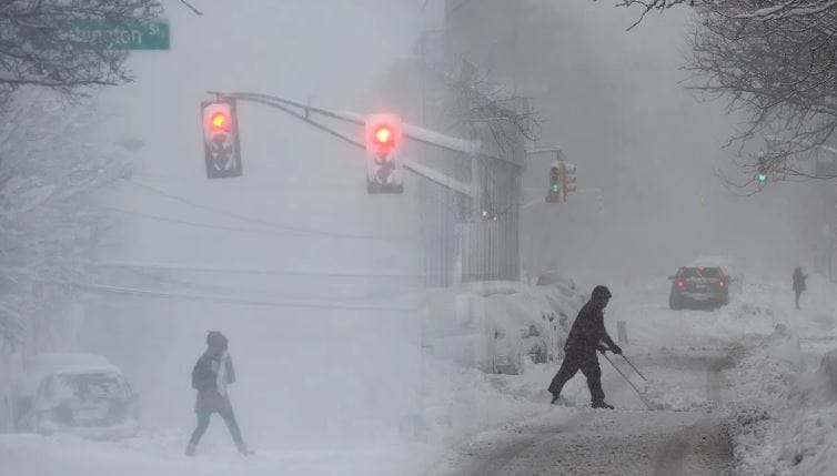 सध्या परिस्थिती खराब असल्याने हे विमानोड्डाण रद्द करण्यात आल्याचे सांगण्यात आले आहे. अमेरिकेतील National Weather Service ने दिलेल्या माहितीनुसार Rhode Island आणि Massachusetts या भागात अनेक ठिकाणी 37 इंचापर्यंत बर्फ जमा झाला होता.