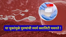 Male fertility : या सवयींमुळे पुरुषांच्या शुक्राणूंची गुणवत्ता घसरते.