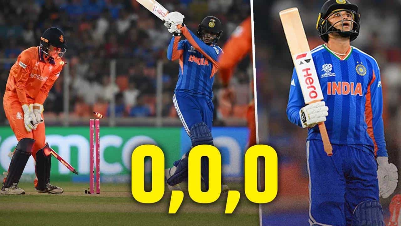 टी20 वर्ल्डकप स्पर्धेत अभिषेक शर्माची नकोशी शून्याची हॅटट्रीक, लाजिरवाणा विक्रम केला नावावर