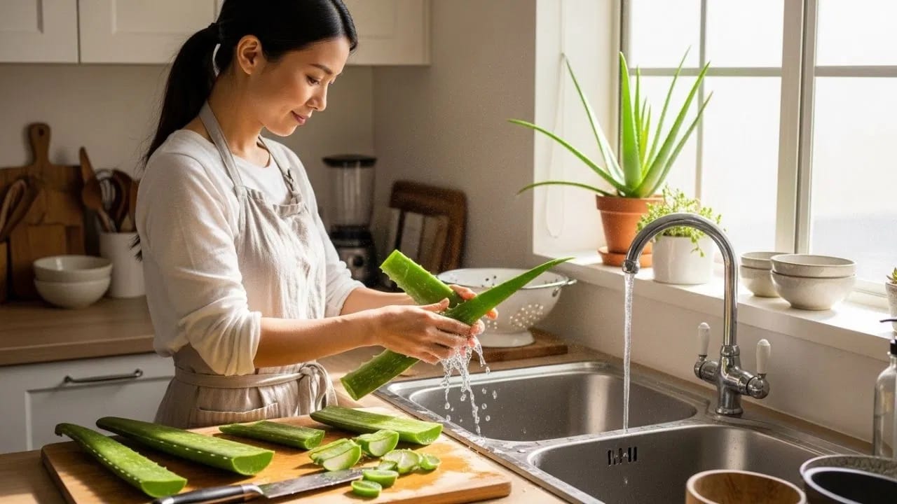 पचनक्रिया सुधारते: कोरफडीच्या रसाचे सेवन केल्याने पचनसंस्थेला आराम मिळतो. त्यात असलेले एंजाइम आणि बायोएक्टिव्ह संयुगे पचनक्रियेला गती देतात, ज्यामुळे मधुमेहासारख्या समस्यांपासून देखील आराम मिळतो.