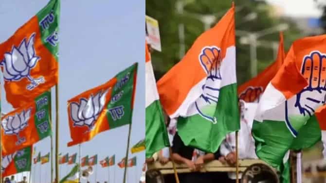 मोठी बातमी! भाजपात फूट, काँग्रेसचा मोठा दणका, घडामोडींना वेग